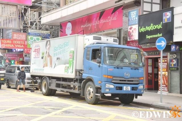 日系欧系车型占主流香港街头卡车客车实拍中