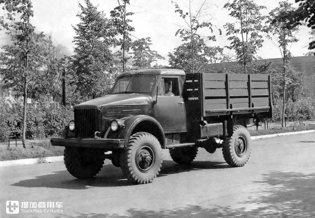 真正的老卡车最早生产于1948年国内现存的前苏联嘎斯63载货车实拍