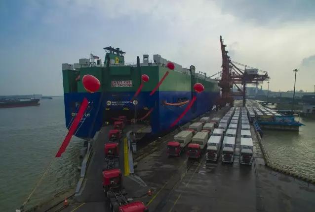 中国重卡出口第一大单？5239辆江淮格尔发交付完成