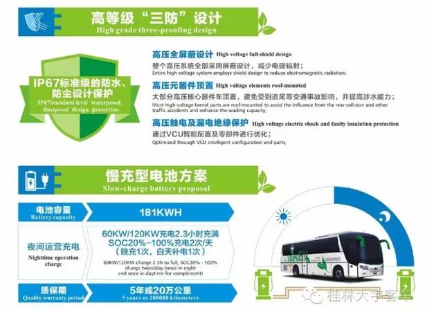续航250公里 桂林大宇11米新款纯电动大巴详解 - 第3张