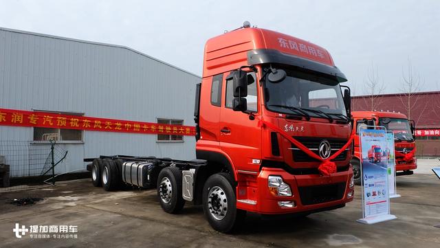前四后八+橡胶悬架 东风天龙新款绿通载货车全解析 - 第1张 - 提加商用车网 前四后八+橡胶悬架 东风天龙新款绿通载货车全解析 - 第1张