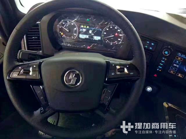 自动挡+独立空调+集成液晶仪表盘，陕汽HD重卡内饰首曝光 - 第3张