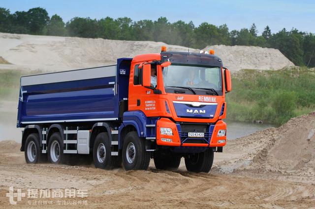 国产自卸车肯定拼不过,Ginaf和MAN自卸车最后一轴能转向 - 第11张 - 提加商用车网 国产自卸车肯定拼不过,Ginaf和MAN自卸车最后一轴能转向 - 第11张