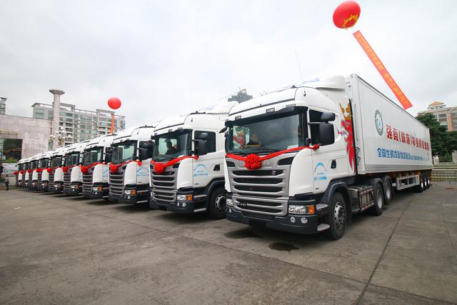 大手笔 珠海某公司签订500台斯堪尼亚进口卡车订单 - 第1张