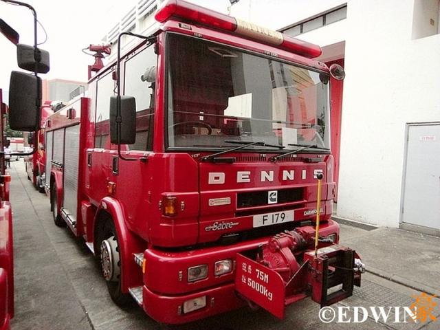 香港消防最爱的品牌？丹尼斯DENNIS经典消防车实拍
