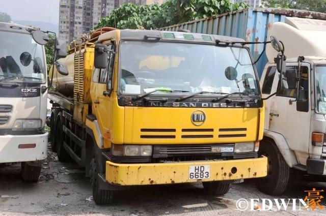 经典的日系卡车这里都有? 香港街头某货运停车场实拍 - 第19张 - 提加商用车网 经典的日系卡车这里都有? 香港街头某货运停车场实拍 - 第19张