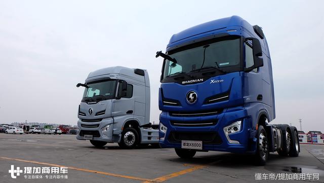 有一款还带电子手刹,德龙6000系列车型集体亮相陕汽50周年厂庆 - 第2张 - 提加商用车网 有一款还带电子手刹,德龙6000系列车型集体亮相陕汽50周年厂庆 - 第2张