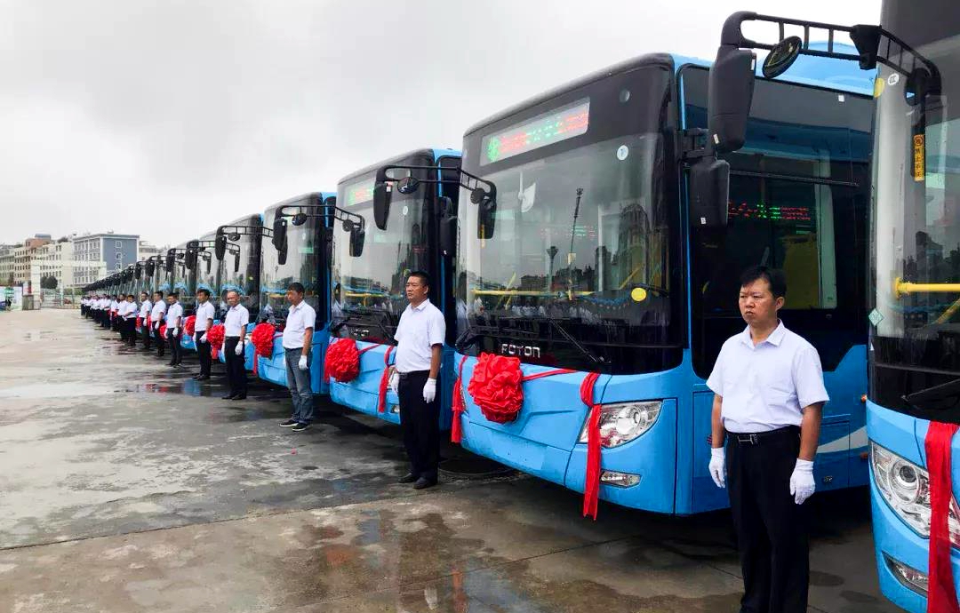 守护云南曲靖宜居之城,100辆福田欧辉新能源公交上线 - 第2张 - 提加商用车网 守护云南曲靖宜居之城,100辆福田欧辉新能源公交上线 - 第2张