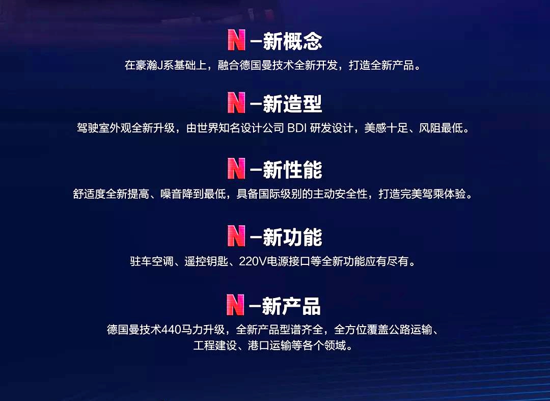 外观大不同，还有驻车空调，重汽豪瀚即将推出一款全新系列车型 - 第2张