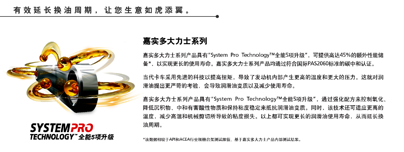 引领低碳生活,新一代嘉实多大力士系列商用车润滑油全面上市 - 第3张 - 提加商用车网 引领低碳生活,新一代嘉实多大力士系列商用车润滑油全面上市 - 第3张