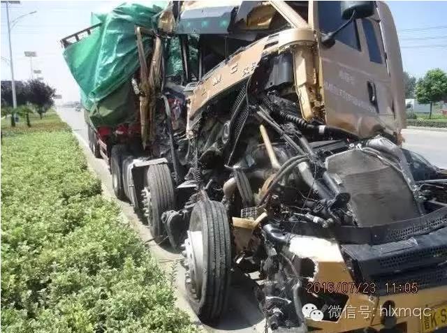 驾驶室严重变形人只是皮外伤 华菱重卡有这么强？ - 第3张