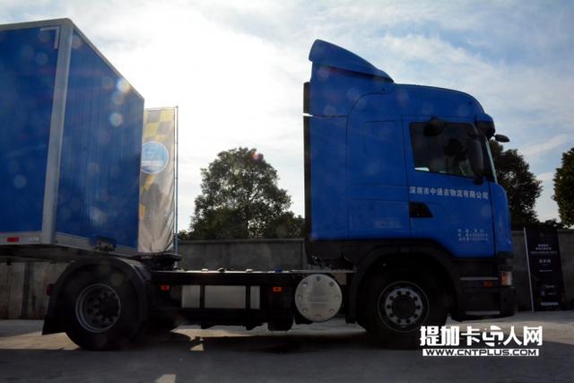 中通快递又购入超百辆 斯堪尼亚G440牵引车实拍