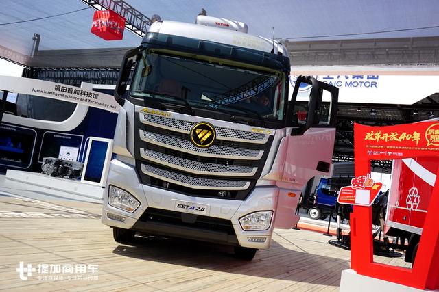 自动挡+8气囊,据说售价超50万,欧曼最高配重卡北京车展再亮相 - 第1张 - 提加商用车网 自动挡+8气囊,据说售价超50万,欧曼最高配重卡北京车展再亮相 - 第1张