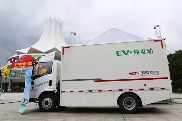 续航150公里 玉柴纯电动厢式货车亮相 - 第1张 - 提加商用车网 续航150公里 玉柴纯电动厢式货车亮相 - 第1张