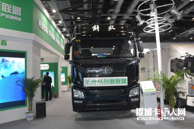 55吨的大卡车也搞纯电动 这造型真不能接受