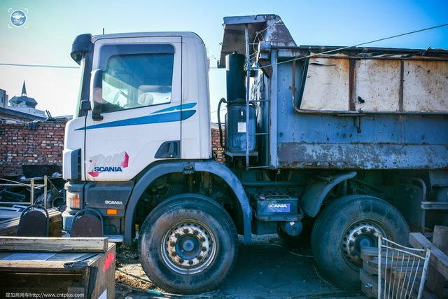 从韩国“退役”到国内的？已经报废的斯堪尼亚自卸车实拍 - 第4张