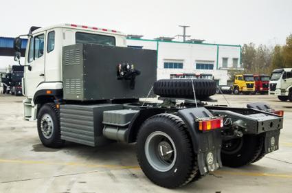 最大的纯电动卡车？中国重汽竟有一款4X2纯电动牵引车