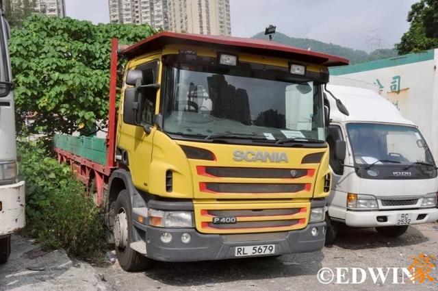 经典的日系卡车这里都有？ 香港街头某货运停车场实拍 - 第21张