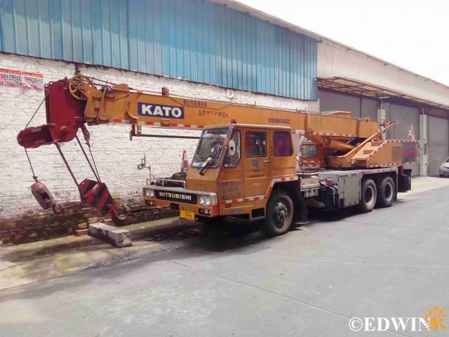 依然还皮实耐用?20多年的日本三菱吊车实拍 - 第3张 - 提加商用车网 依然还皮实耐用?20多年的日本三菱吊车实拍 - 第3张