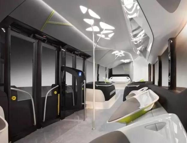 车内有公园？奔驰全新发布的未来公交车详解 - 第5张