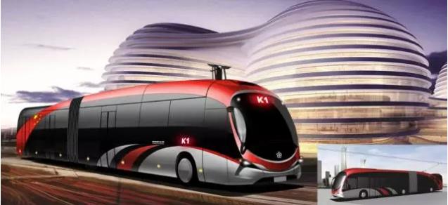 18米荷载153人 国内首辆“子弹头”形双源BRT公交诞生？