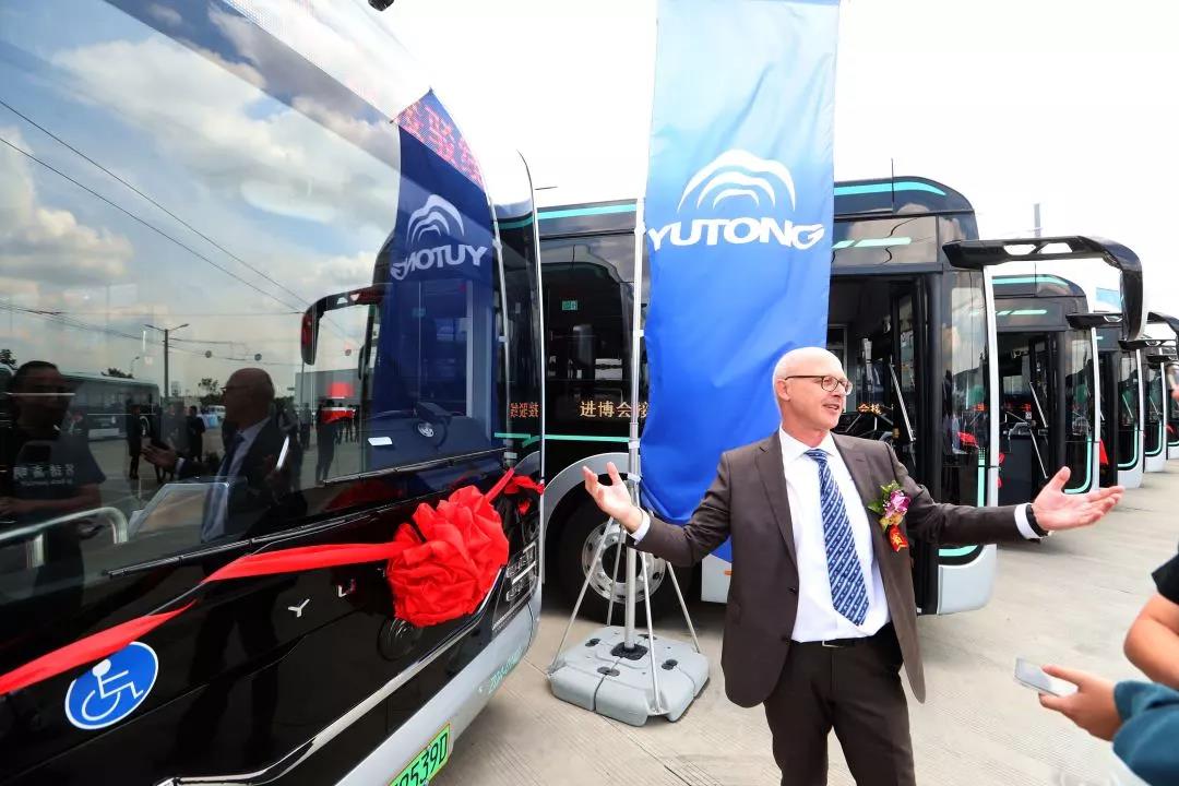 440辆智能网联公交献礼中国国际进口博览会,宇通客车闪耀上海! - 第8张 - 提加商用车网 440辆智能网联公交献礼中国国际进口博览会,宇通客车闪耀上海! - 第8张