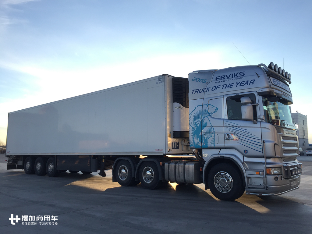 TOPLINE驾驶室，还是V8动力，近距离体验上一代斯堪尼亚的王者车型R580 - 第28张