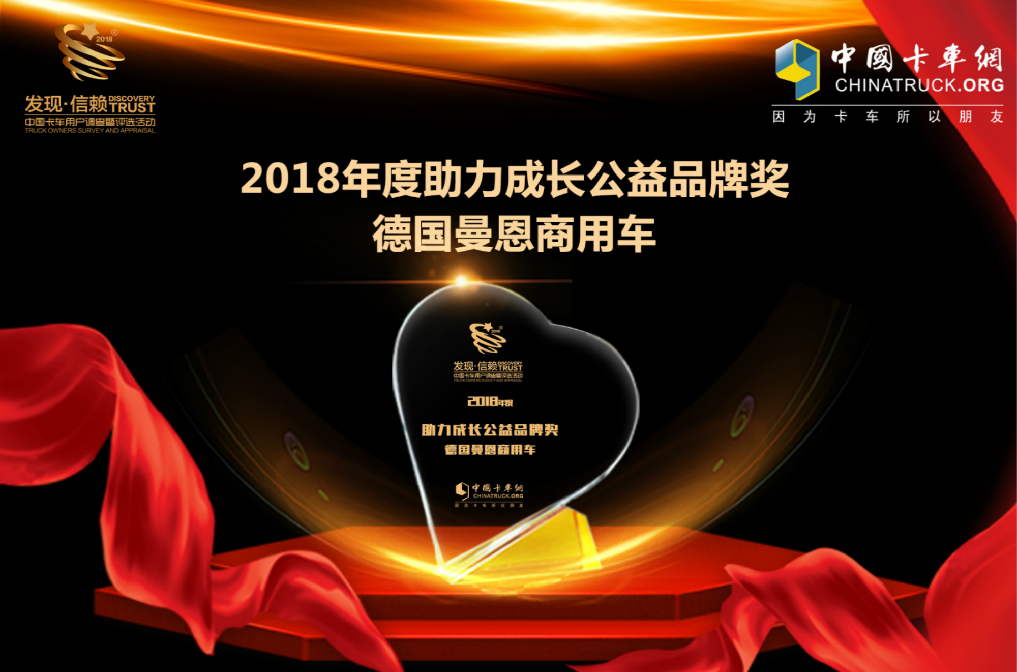 积善暖人心,曼恩荣膺“2018年度助力成长公益品牌奖” - 第1张 - 提加商用车网 积善暖人心,曼恩荣膺“2018年度助力成长公益品牌奖” - 第1张