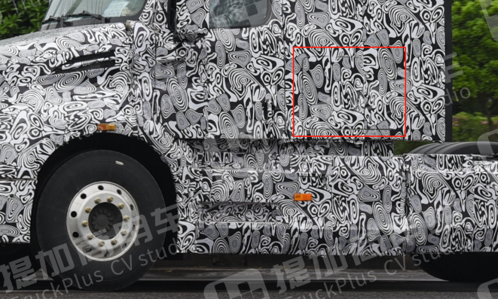 国内又一款长头卡车路试谍照曝光,空间更大,卡友都说是陕汽做的! - 第9张 - 提加商用车网 国内又一款长头卡车路试谍照曝光,空间更大,卡友都说是陕汽做的! - 第9张