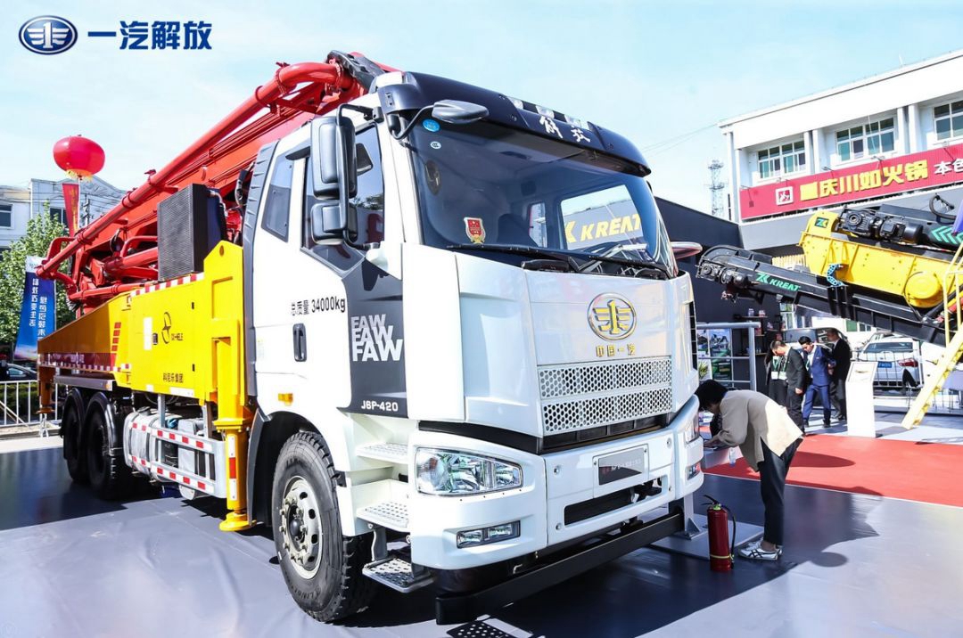 第二届雄安工程机械展，解放国六八大车型惊艳亮相！ - 第11张