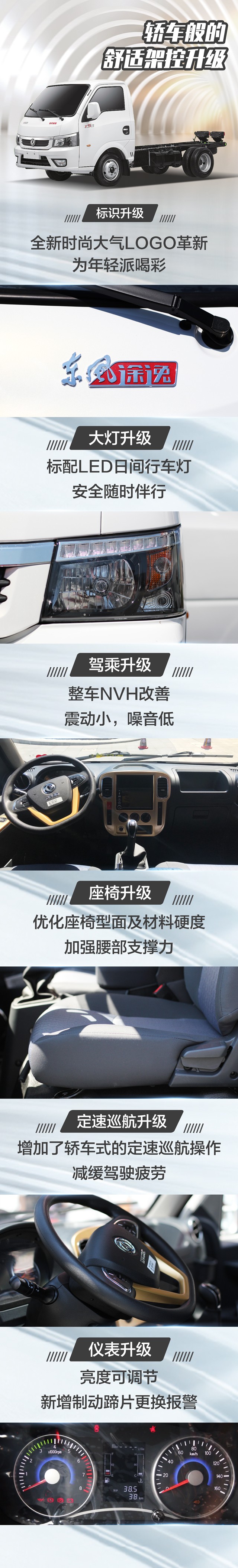 用最6的图告诉你，东风途逸国六的3大升级和20处优化 - 第1张