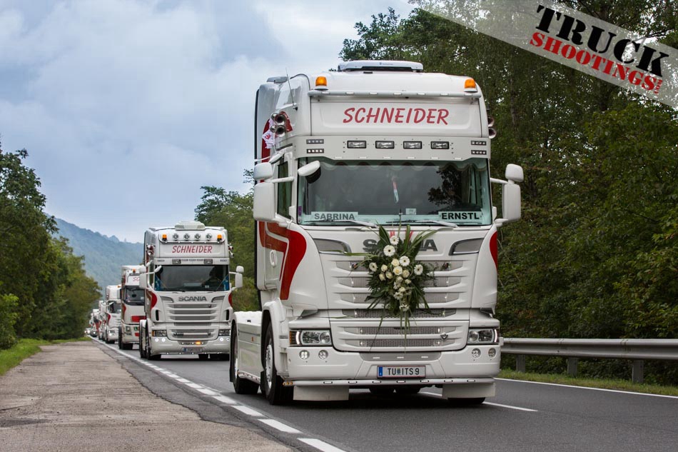 2辆斯堪尼亚卡车作为婚车,亲历90后物流老板不一样的婚礼 - 第4张 - 提加商用车网 2辆斯堪尼亚卡车作为婚车,亲历90后物流老板不一样的婚礼 - 第4张