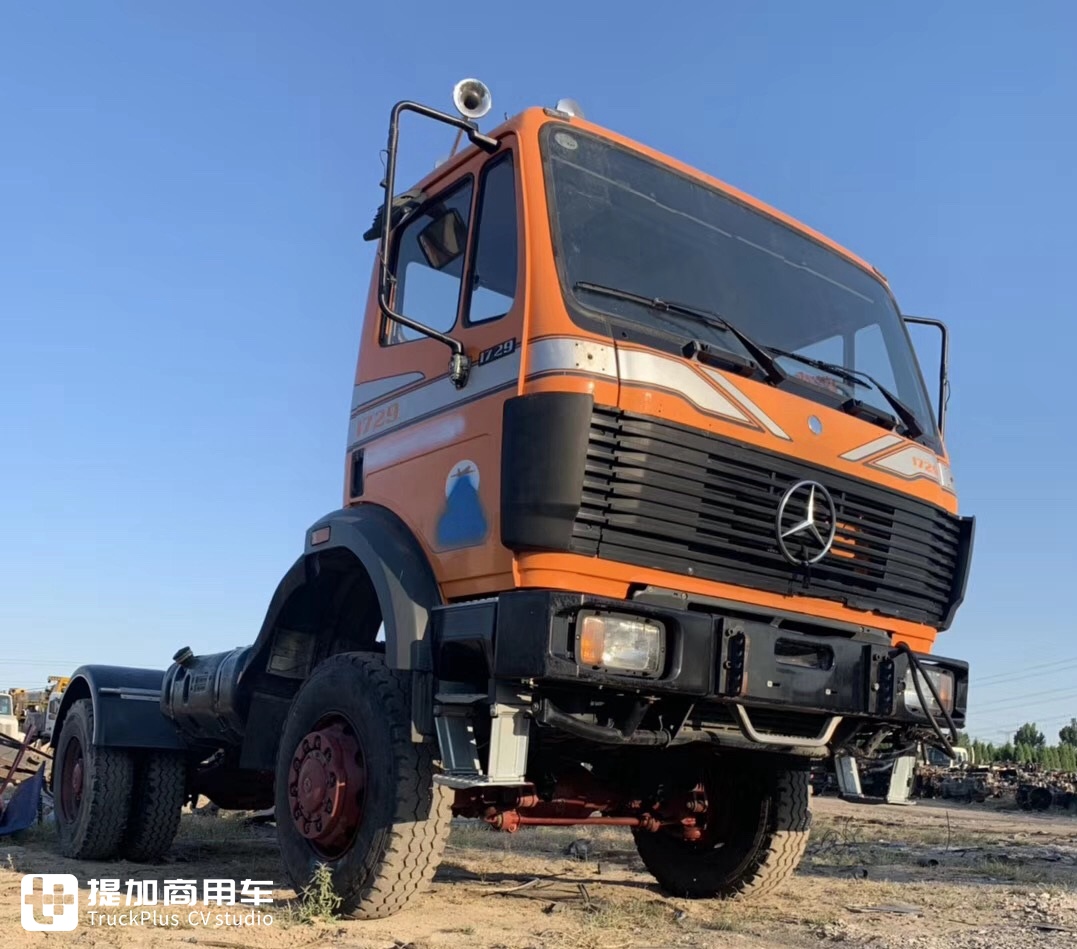 真正的老爷卡车，还是全驱V8动力，29年车龄的奔驰SK越野卡车实拍 - 第9张