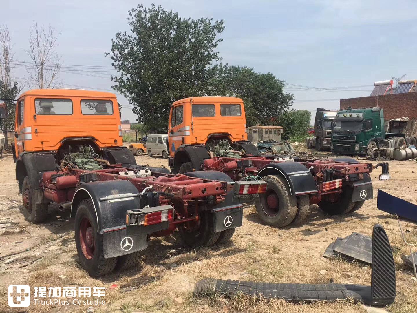 真正的老爷卡车，还是全驱V8动力，29年车龄的奔驰SK越野卡车实拍 - 第10张