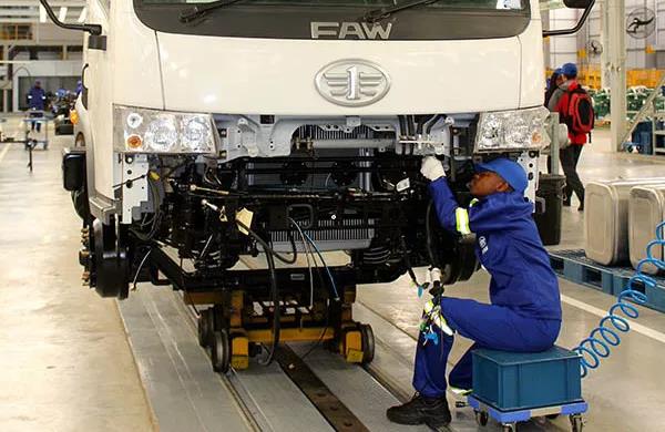 一汽南非工厂第5000辆解放卡车下线 - 第6张