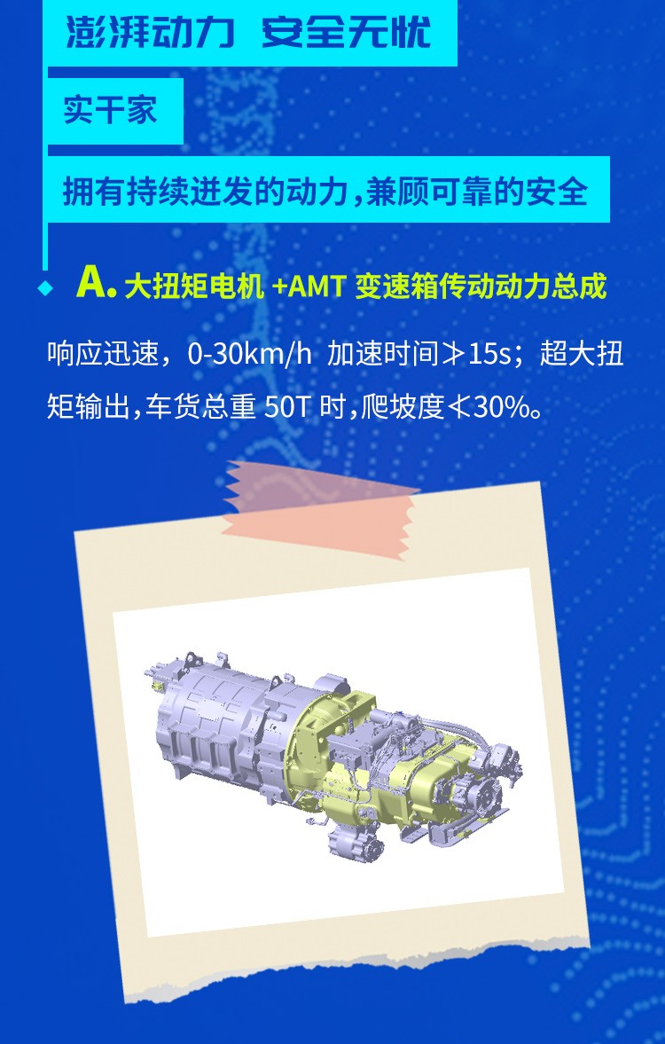 陕汽重卡新 M3000 8×4纯电动自卸车 岂止了得 - 第3张