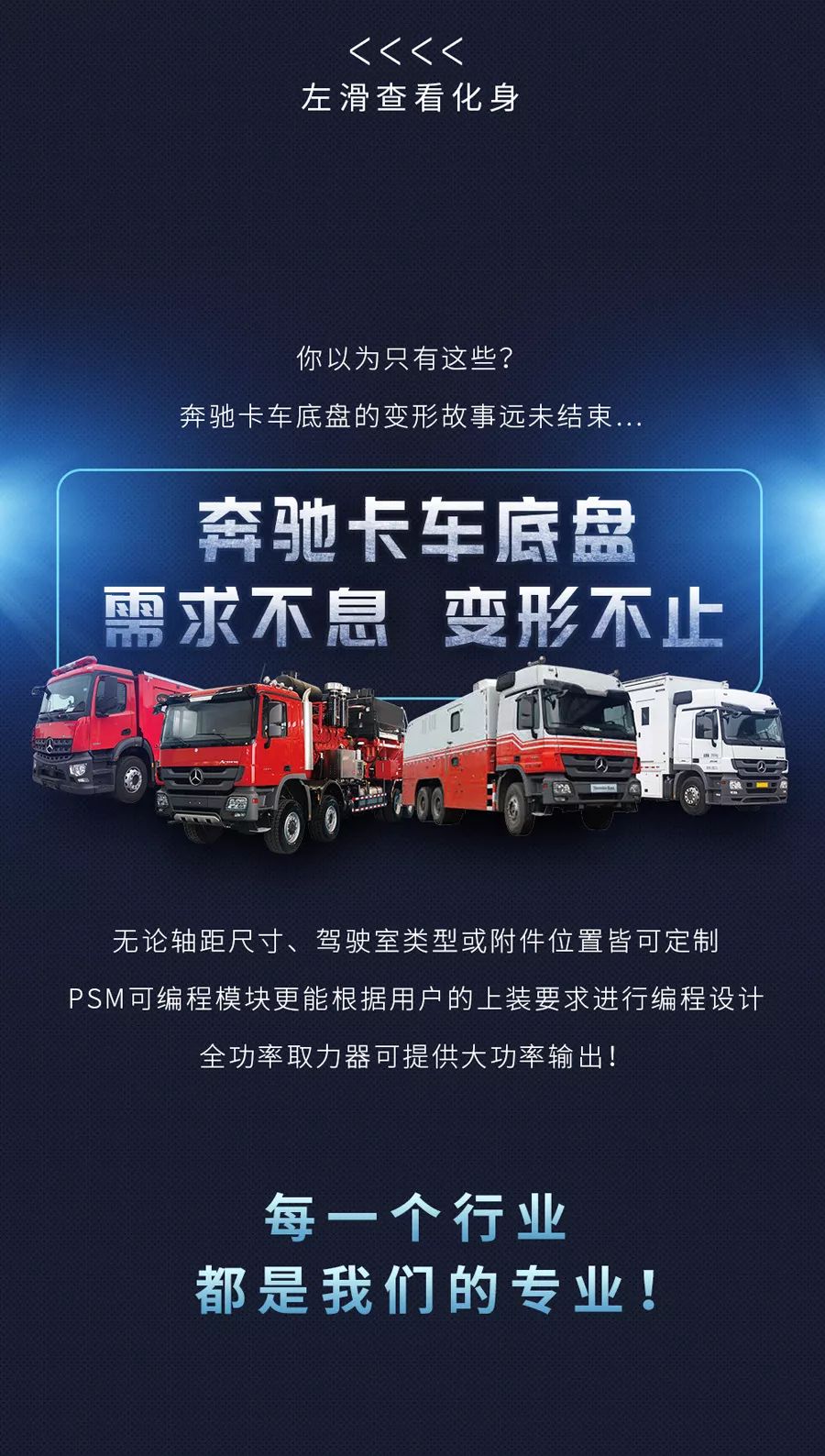 奔驰卡车底盘，别以为“变形”以后，就不认识你了！ - 第13张