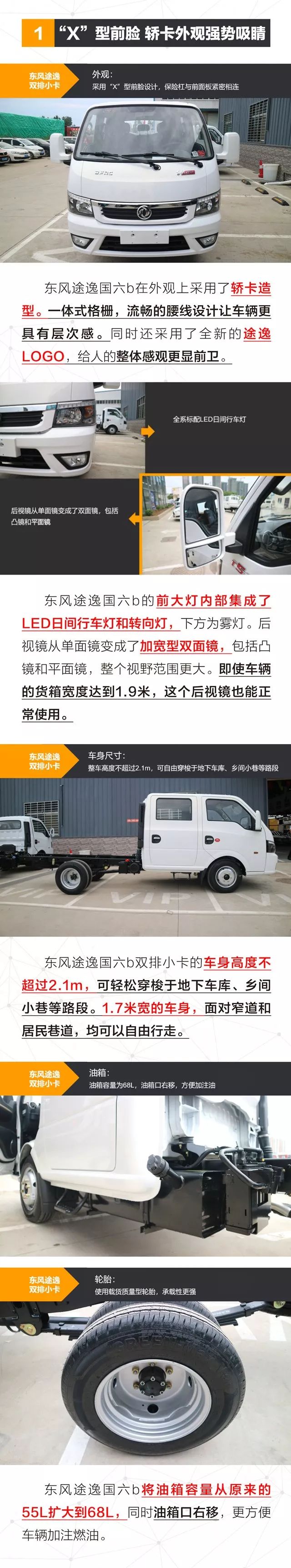 东风途逸国六b双排 ，经济舒适+运输无忧！ - 第1张