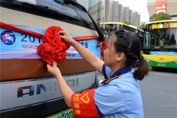 安凯纯电动G6助力合肥开启“公交出行宣传周”，护航市民绿色出行 - 第1张