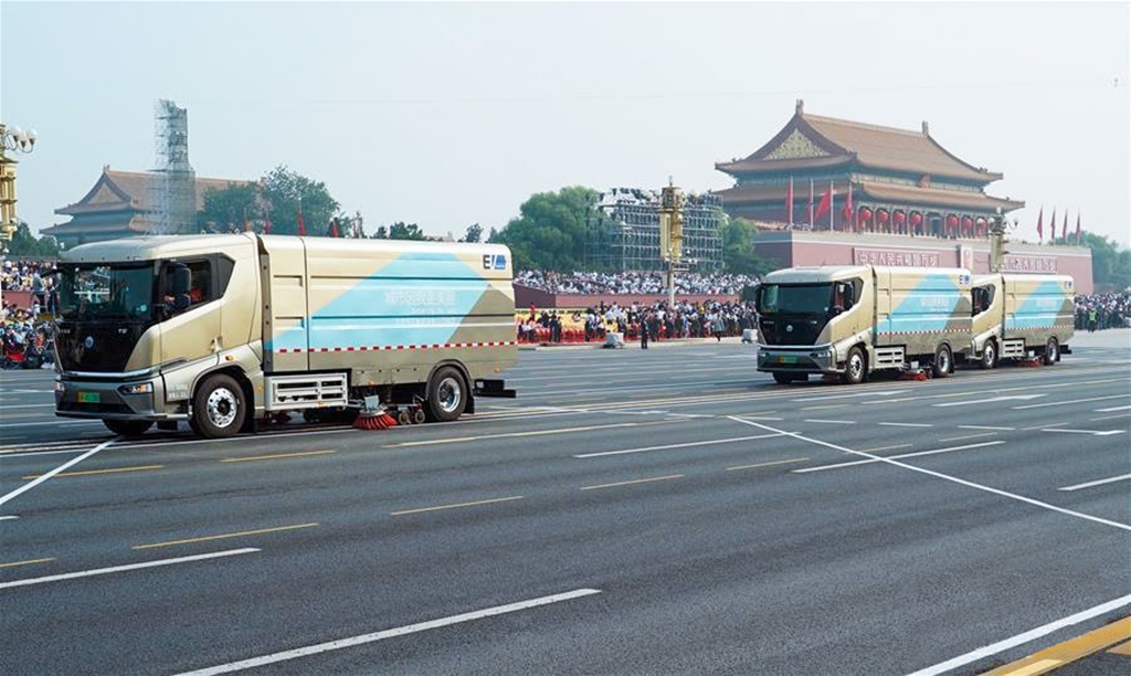 骄傲！比亚迪T8纯电动洗扫车服务新中国70华诞盛典 - 第5张