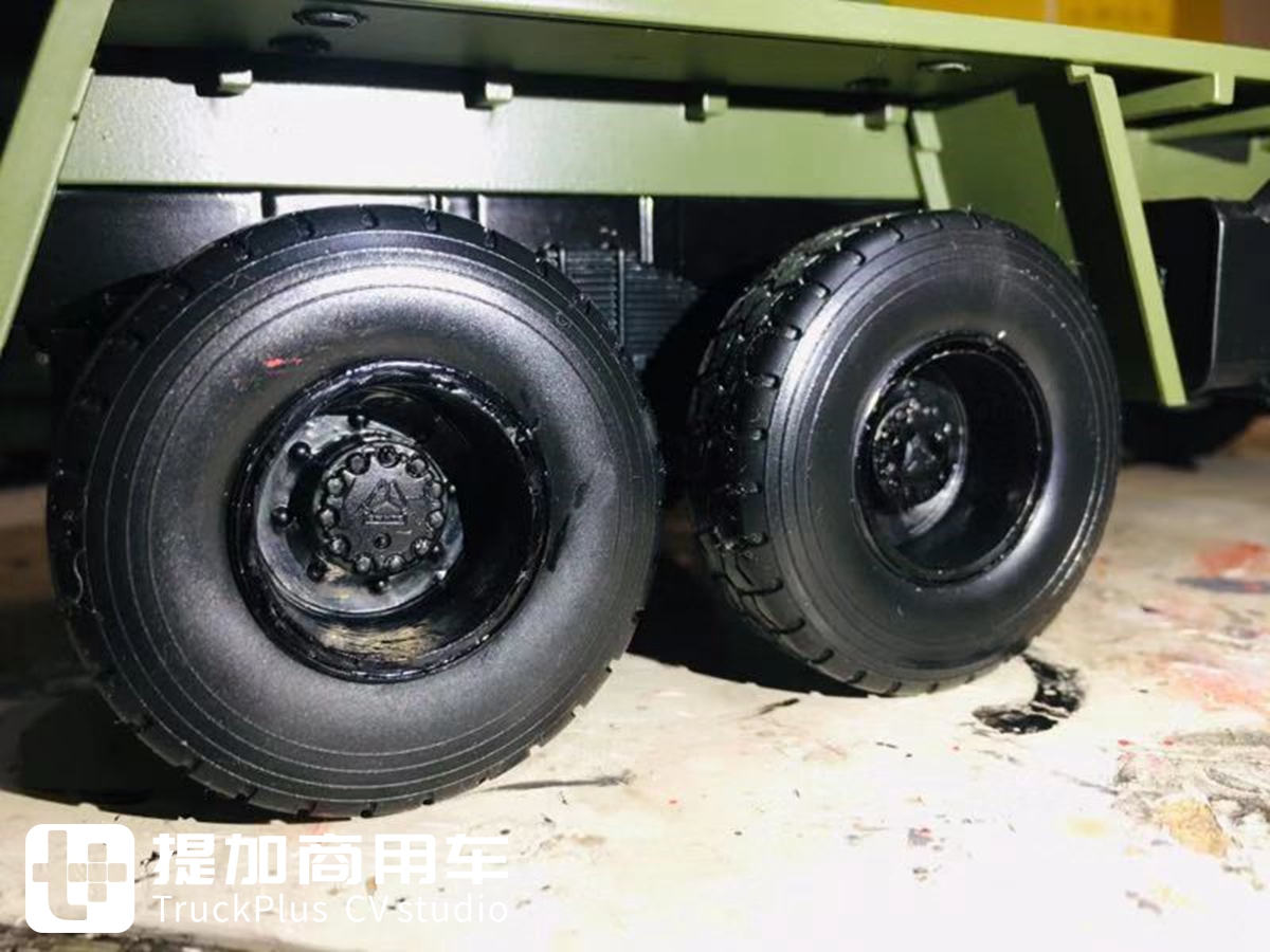 卡车模型也评测，再带你见识一款1:24的重汽豪沃军车模型 - 第20张