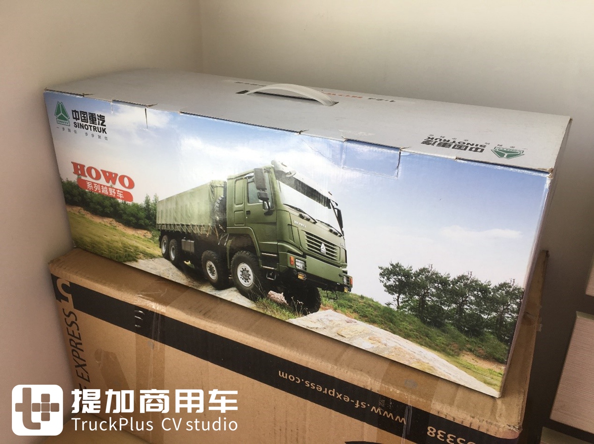 卡车模型也评测，再带你见识一款1:24的重汽豪沃军车模型 - 第41张
