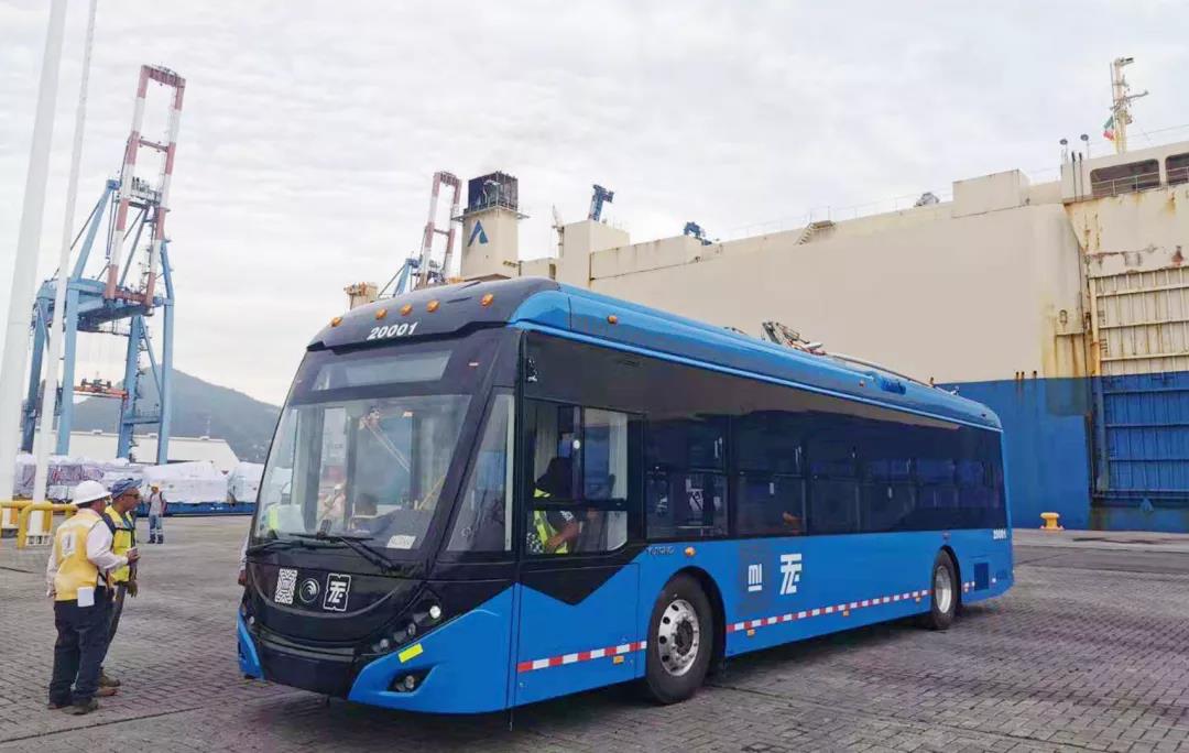 远赴大洋彼岸,63台宇通双源无轨电车驶入墨西哥 - 第12张 - 提加商用车网 远赴大洋彼岸,63台宇通双源无轨电车驶入墨西哥 - 第12张