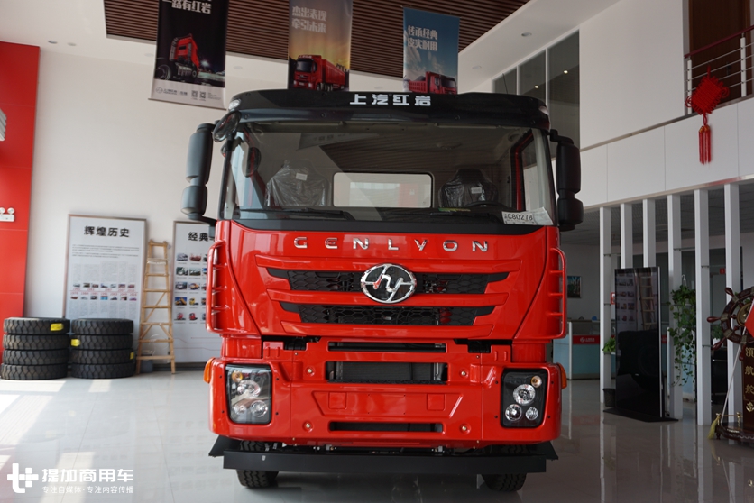 这两年卖得很火的砂石料运输牵引车,500马力的红岩杰狮M500实拍 - 第5张 - 提加商用车网 这两年卖得很火的砂石料运输牵引车,500马力的红岩杰狮M500实拍 - 第5张