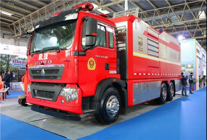 终于等到这一天丨中国重汽反超进口车 闪耀第18届消防展！ - 第6张