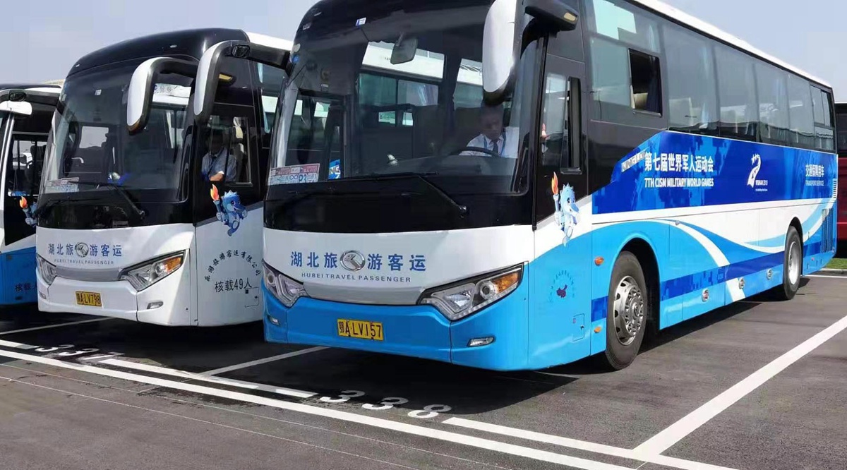 荣耀！金龙客车“征战”第七届军运会交通保障 - 第3张