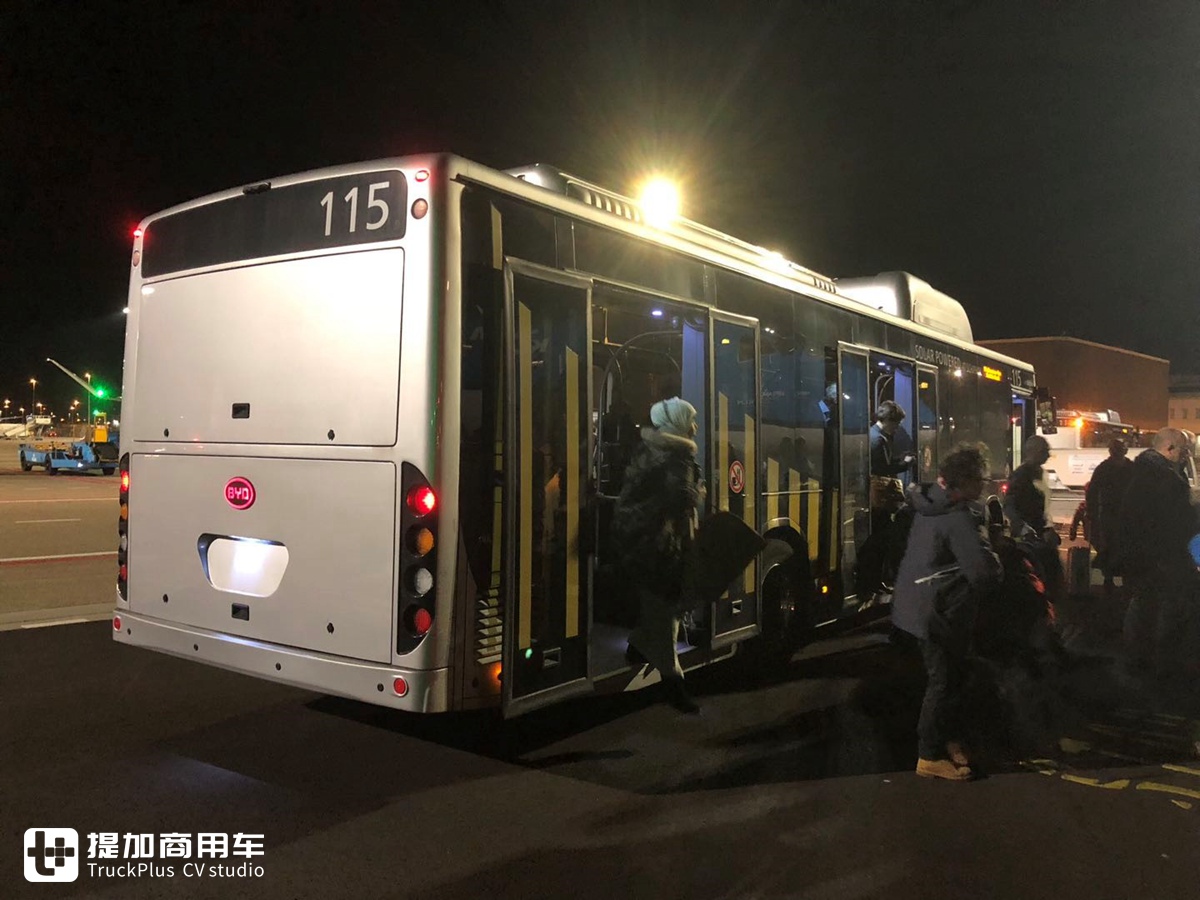 比亚迪客车已杀入欧洲机场，荷兰史基浦机场体验比亚迪机场大巴 - 第4张