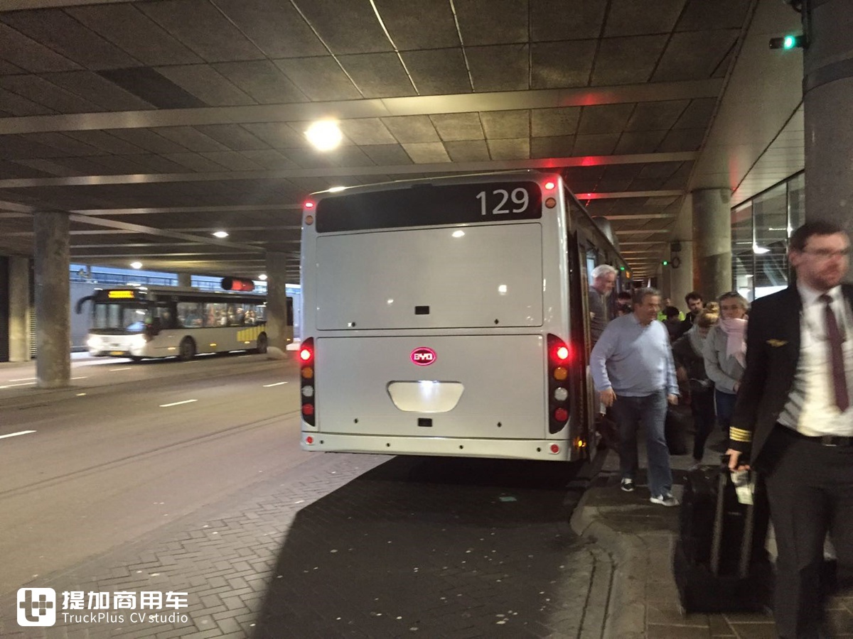 比亚迪客车已杀入欧洲机场，荷兰史基浦机场体验比亚迪机场大巴 - 第6张