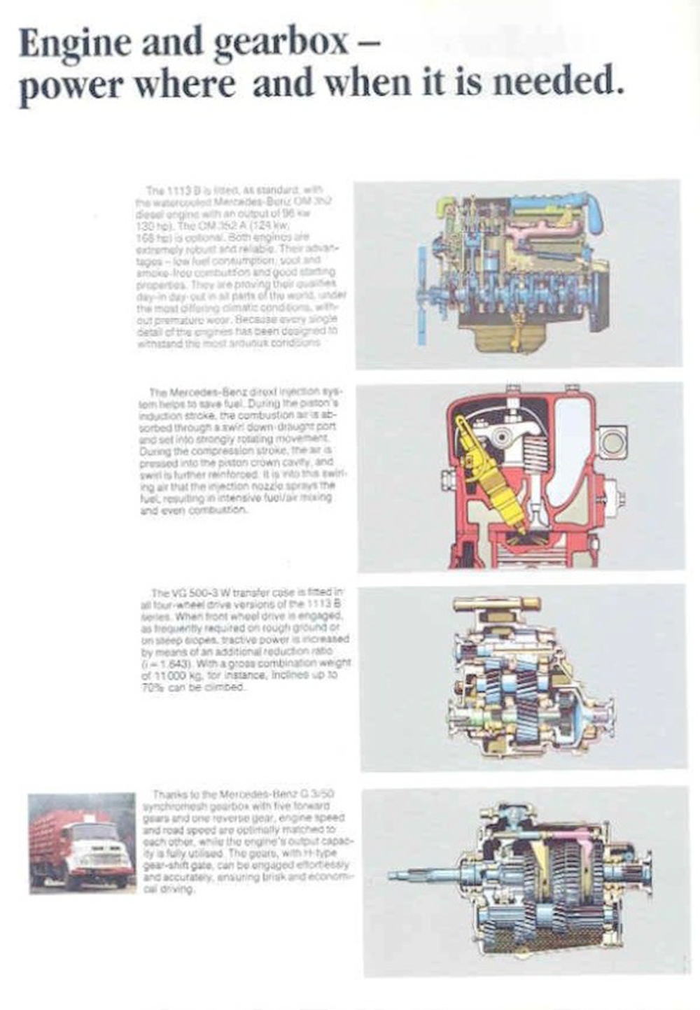 奔驰1959年推出的长头卡车，国内也曾引进，当时的双卧铺配置让人惊叹 - 第4张