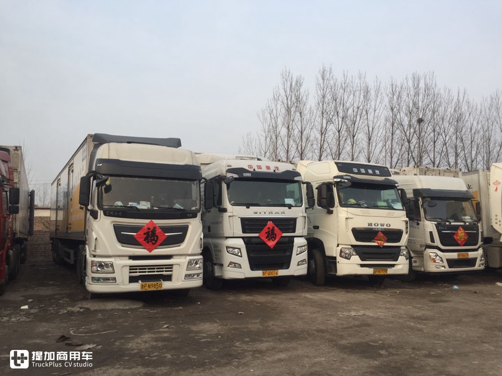 沃尔沃、斯堪尼亚随处可见，国产也都是高端卡车，带您逛鲁西最大的冷链物流园 - 第17张